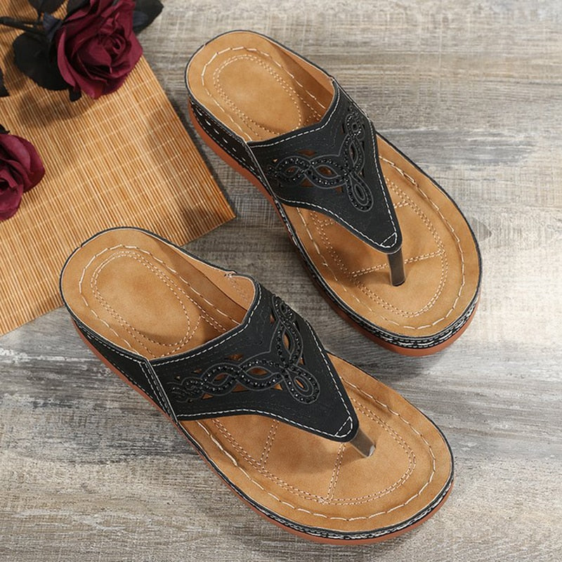 Vintage Inspired Orthopedic Sandals