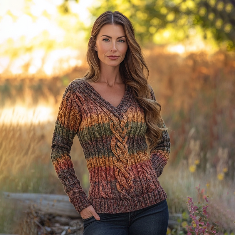 Gracefully Designed Sweater