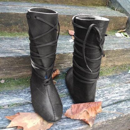 Vintage Inspired Orthopedic Boots