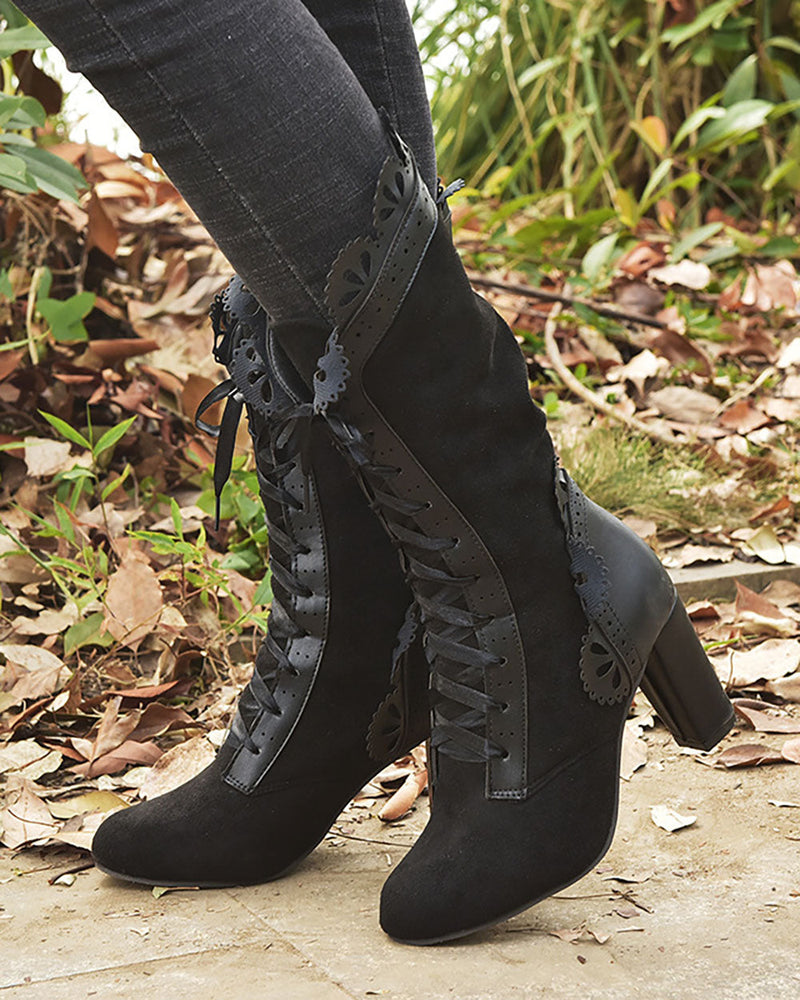 Vintage Inspired Orthopedic Boots