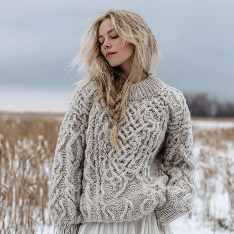 Gracefully Designed Sweater