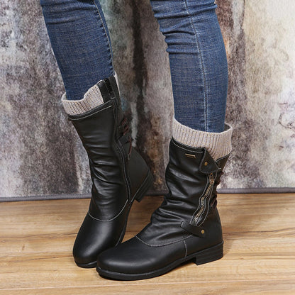 Chic Orthopedic Boots with Unique Design