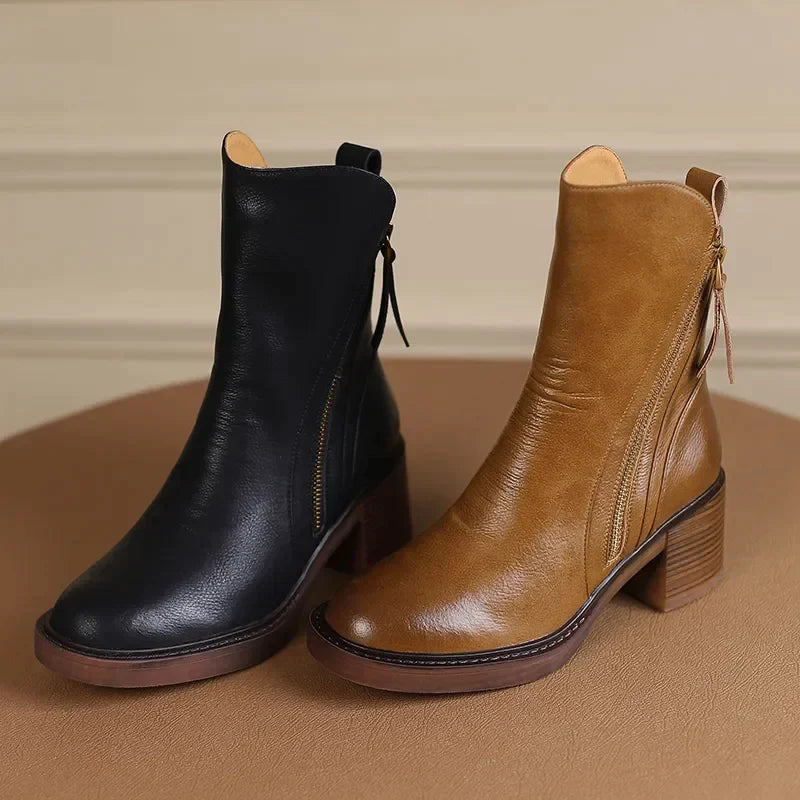 Classic Orthopedic Boots with Timeless Style