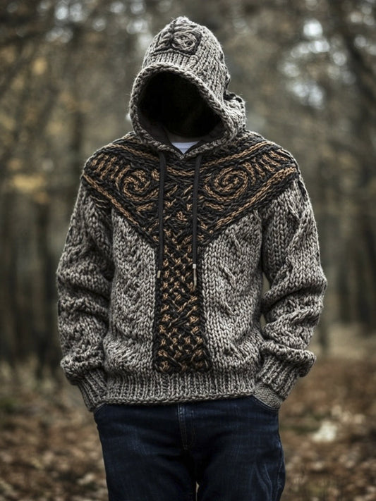 Mystic Celtic Mythology Men's Hooded Sweater artswardrobe