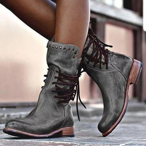 Vintage Inspired Orthopedic Boots