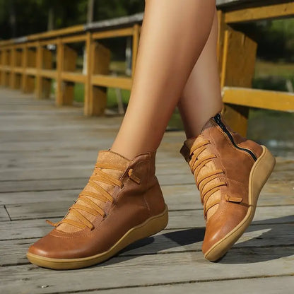 Chic Orthopedic Boots with Unique Design