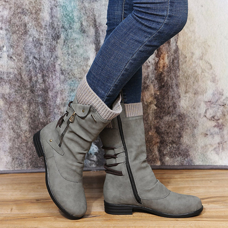 Chic Orthopedic Boots with Unique Design