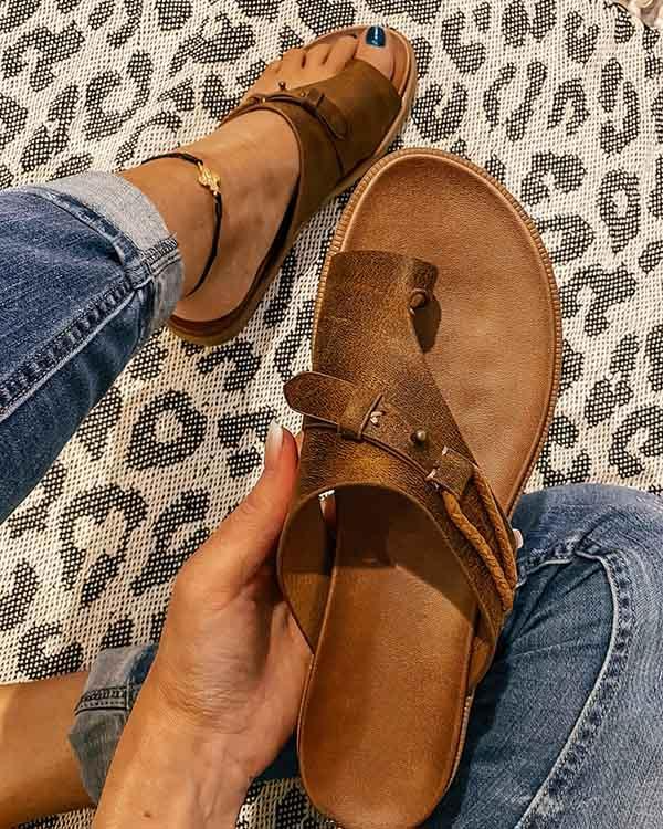 Vintage Inspired Orthopedic Sandals