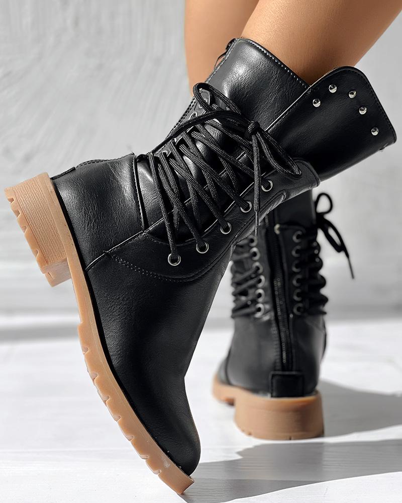 Vintage Inspired Orthopedic Boots