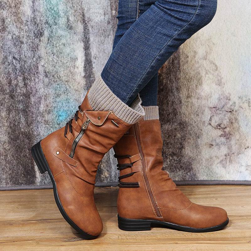 Chic Orthopedic Boots with Unique Design