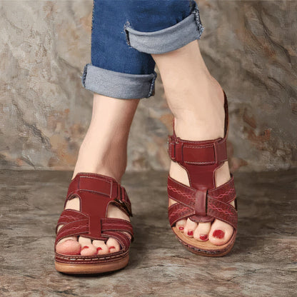 Vintage Inspired Orthopedic Sandals