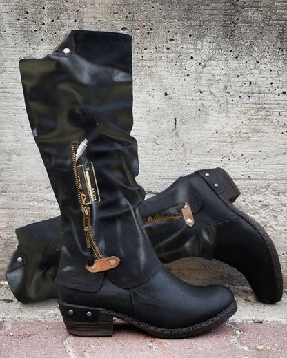 Chic Orthopedic Boots with Unique Design