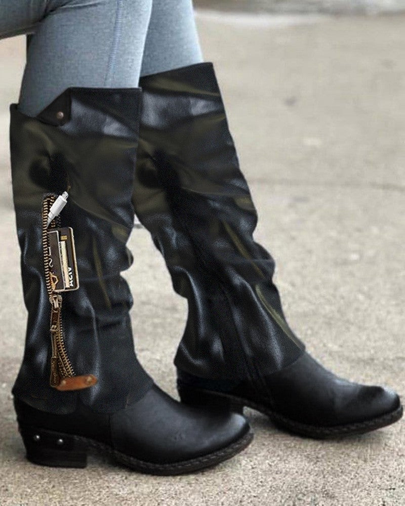 Chic Orthopedic Boots with Unique Design