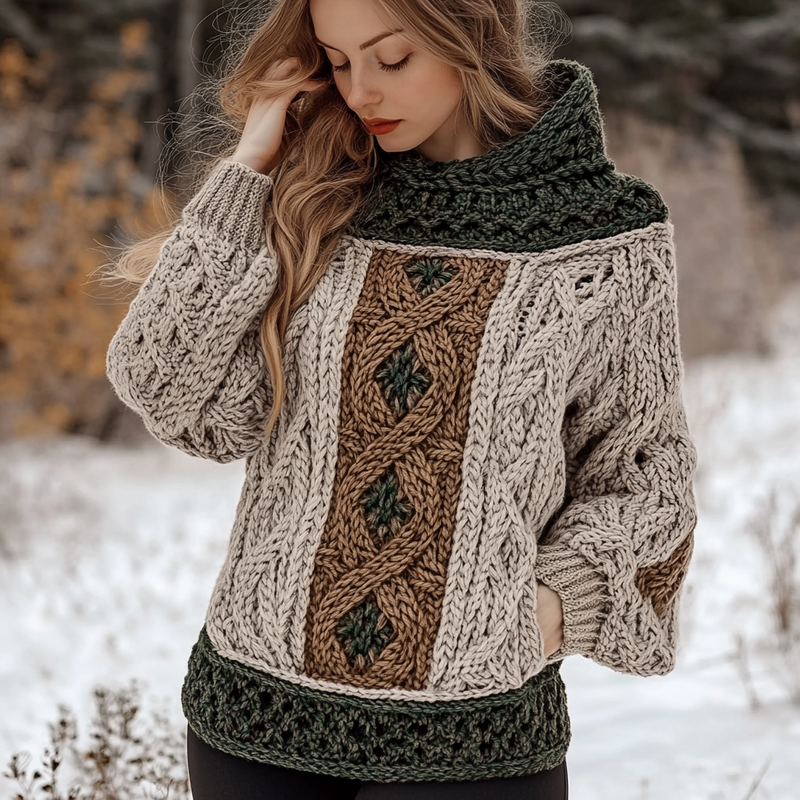 Gracefully Designed Sweater