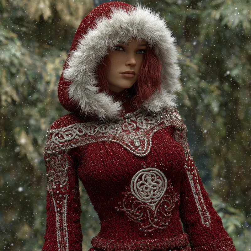 Gracefully Designed Sweater