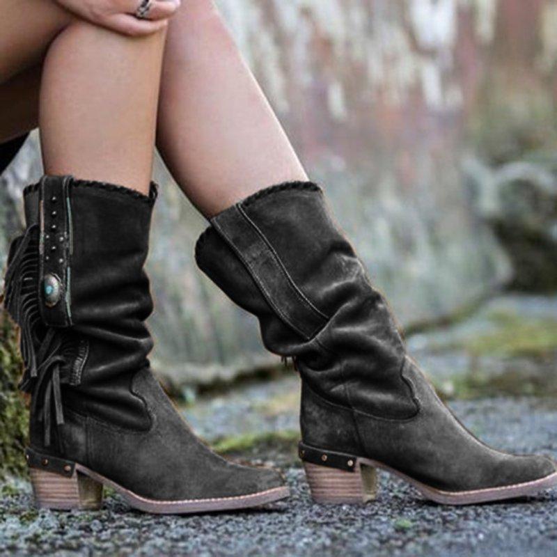 Chic Orthopedic Boots with Unique Design