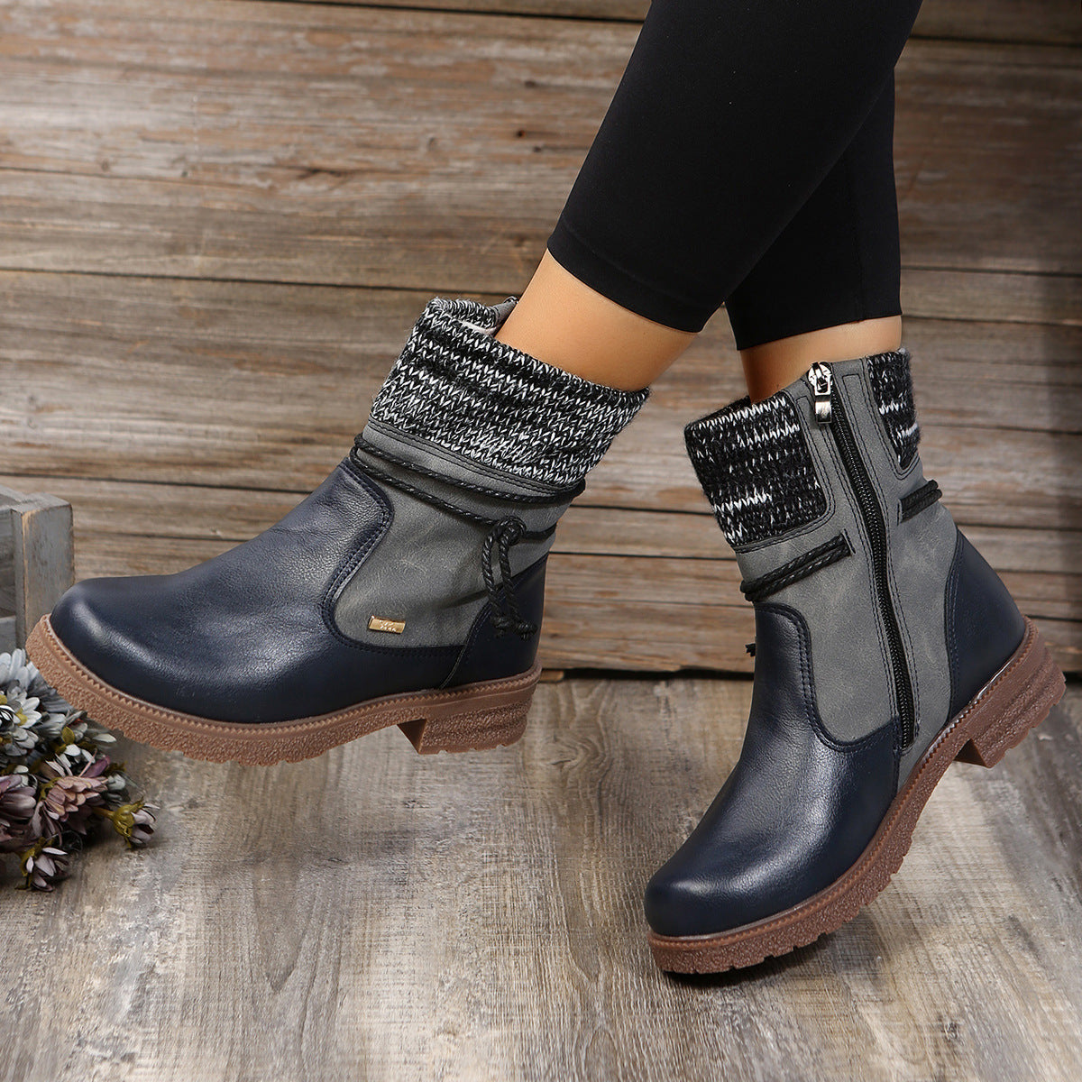Chic Orthopedic Boots with Unique Design