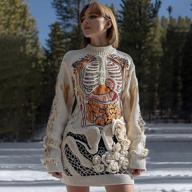 Gracefully Designed Sweater