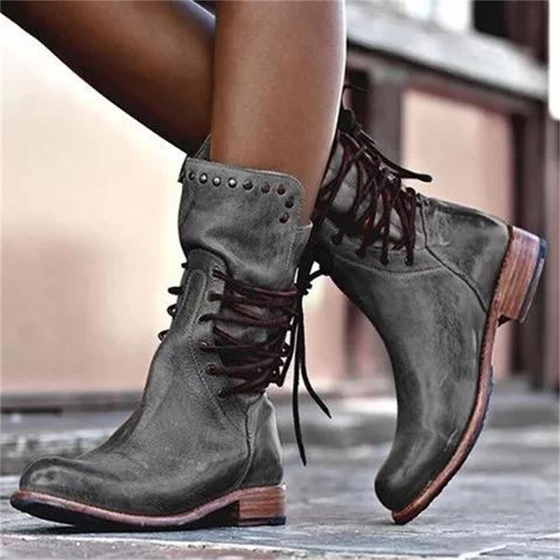 Vintage Inspired Orthopedic Boots