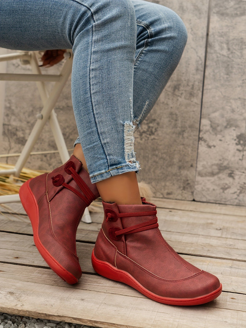 Vintage Inspired Orthopedic Boots