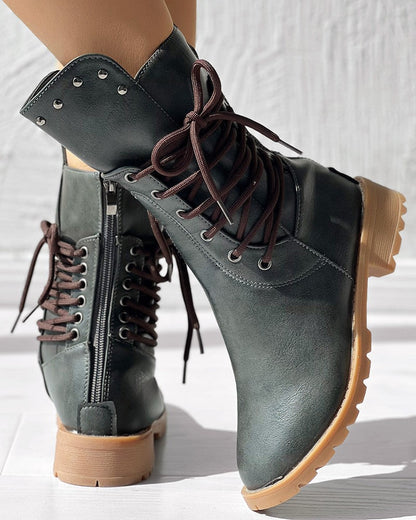 Vintage Inspired Orthopedic Boots