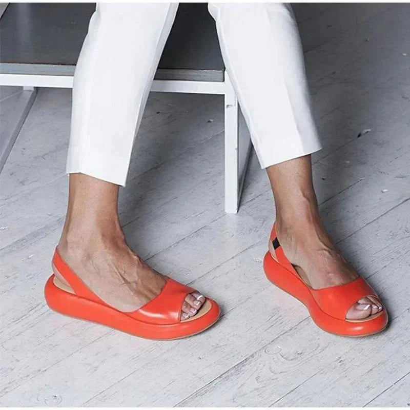 Chic Orthopedic Flats with Unique Design