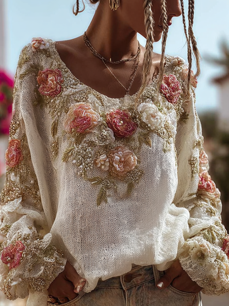 Gracefully Designed Sweater