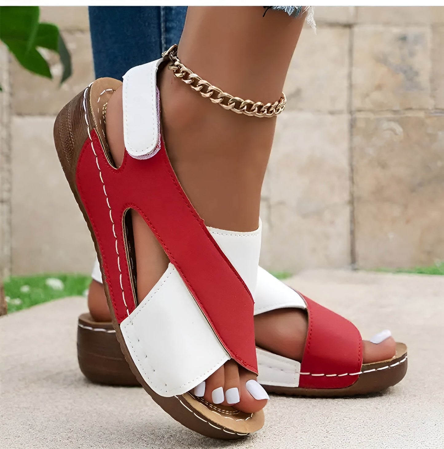 Vintage Inspired Orthopedic Sandals