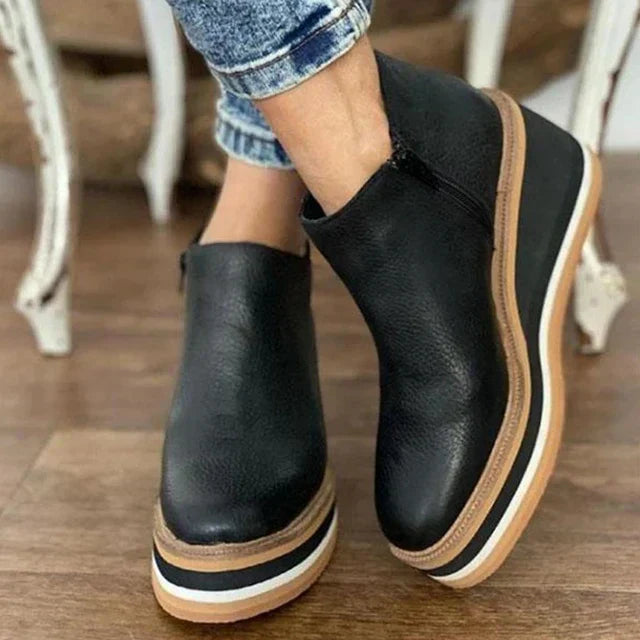 Chic Orthopedic Boots with Unique Design