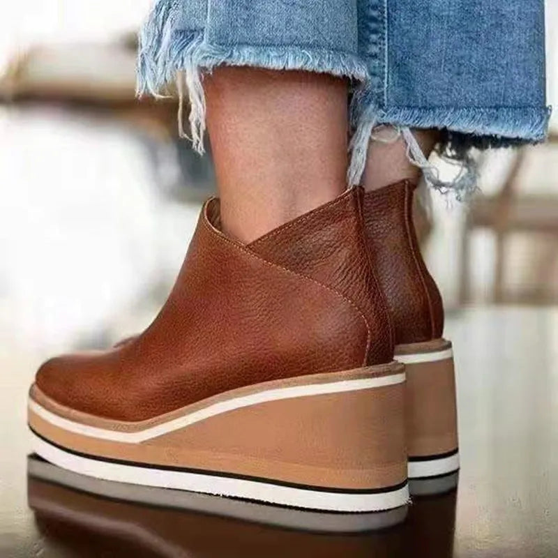 Chic Orthopedic Boots with Unique Design