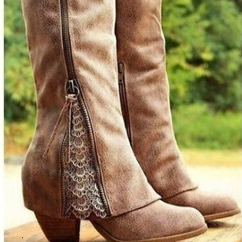 Chic Orthopedic Boots with Unique Design