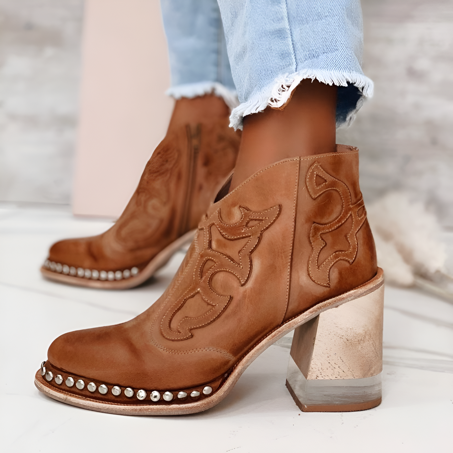 Chic Orthopedic Boots with Unique Design