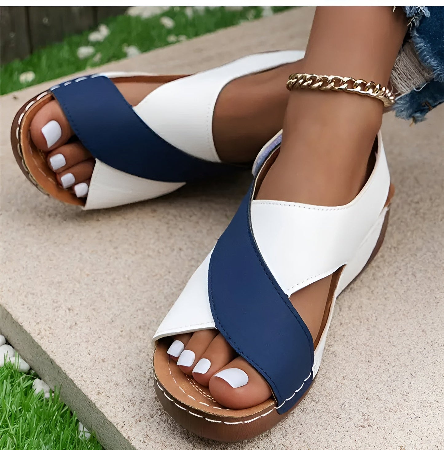 Vintage Inspired Orthopedic Sandals