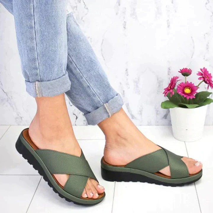 Vintage Inspired Orthopedic Sandals