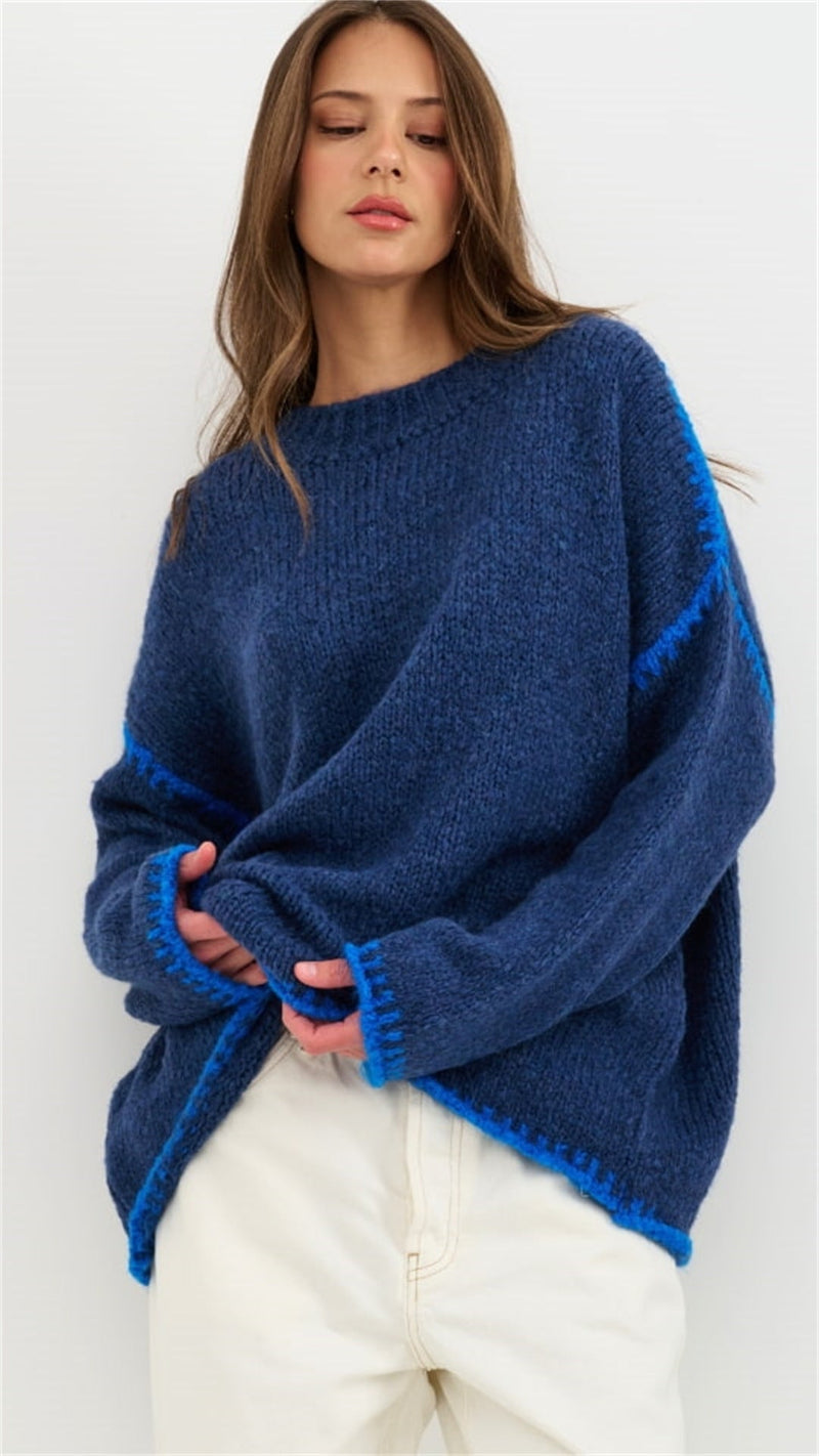 Gracefully Designed Pullover