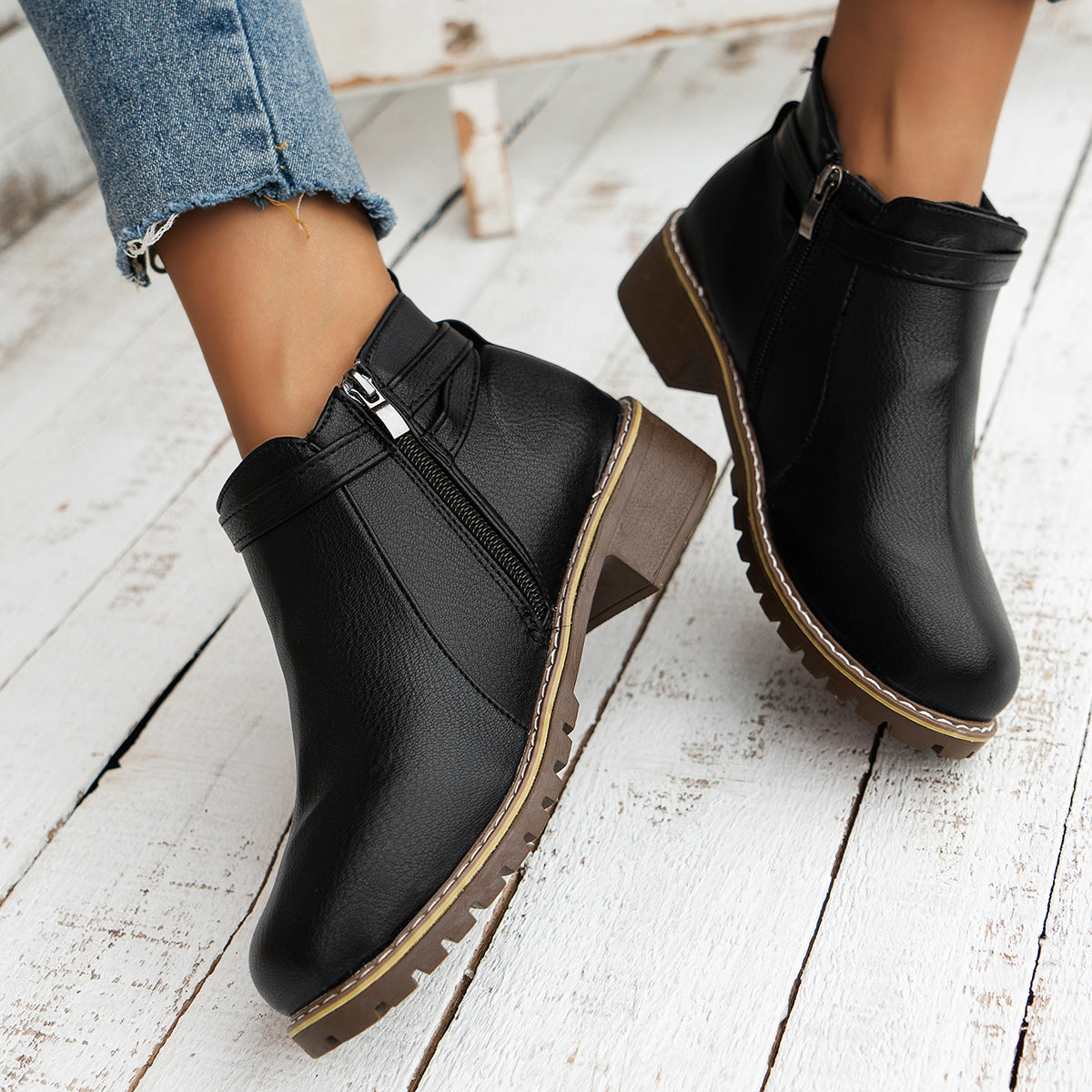 Classic Orthopedic Boots with Timeless Style