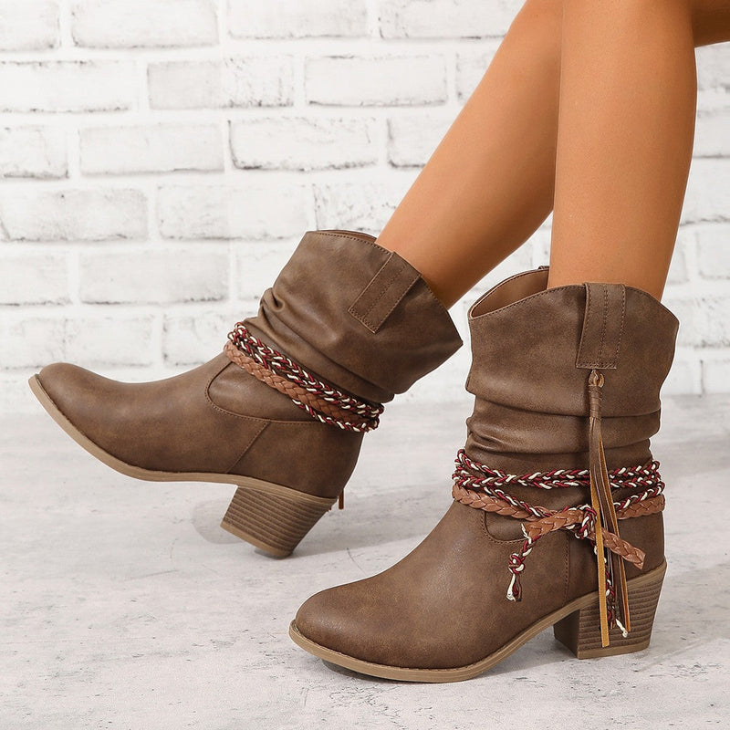 Vintage Inspired Orthopedic Boots