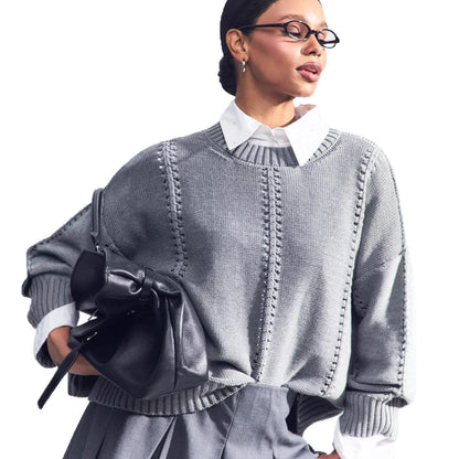 Gracefully Designed Pullover