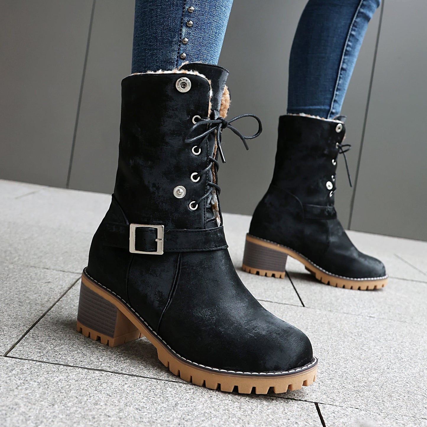 Vintage Inspired Orthopedic Boots