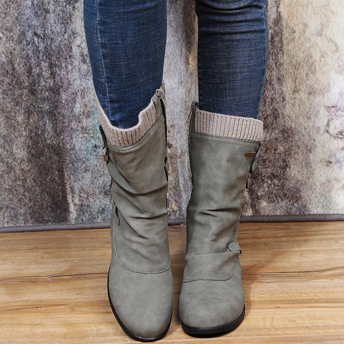 Chic Orthopedic Boots with Unique Design