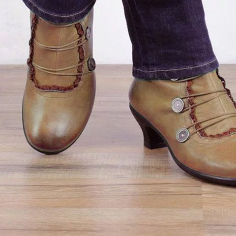 Classic Orthopedic Boots with Timeless Style