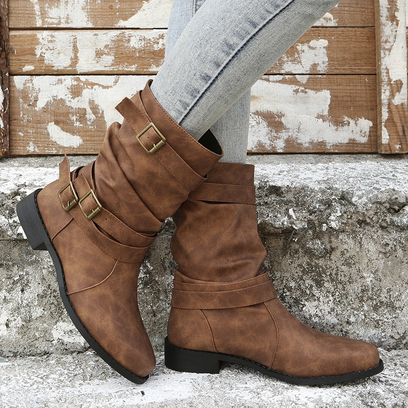 Chic Orthopedic Boots with Unique Design