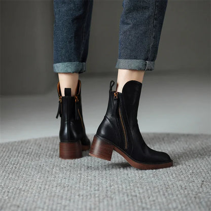 Vintage Inspired Orthopedic Boots