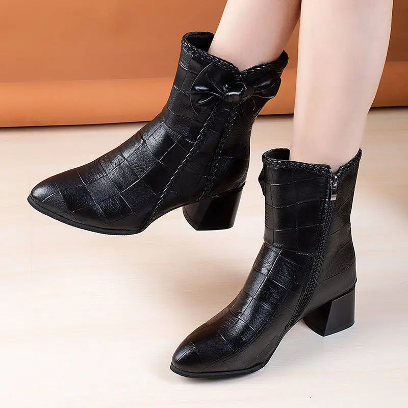 Classic Orthopedic Boots with Timeless Style