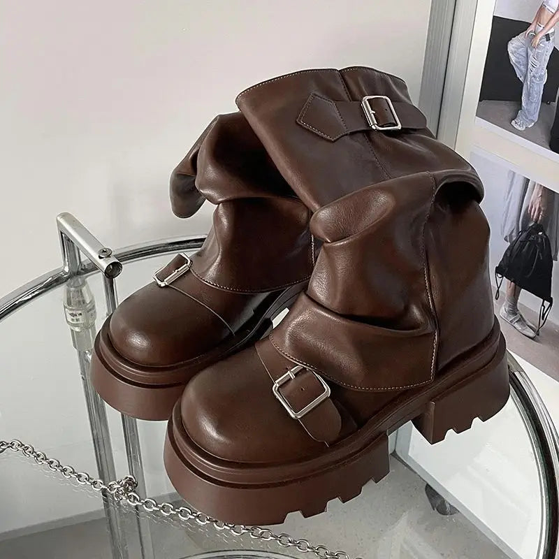 Classic Orthopedic Boots with Timeless Style
