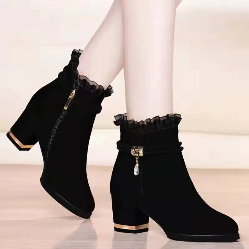 Vintage Inspired Orthopedic Boots
