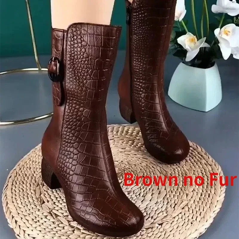Classic Orthopedic Boots with Timeless Style