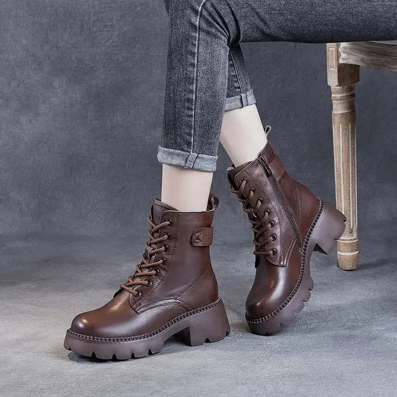 Vintage Inspired Orthopedic Boots