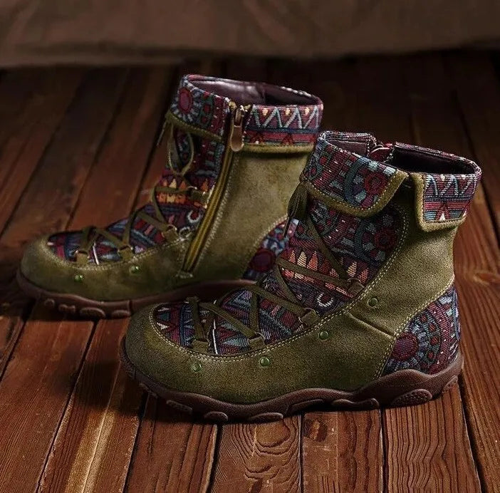Vintage Inspired Orthopedic Boots
