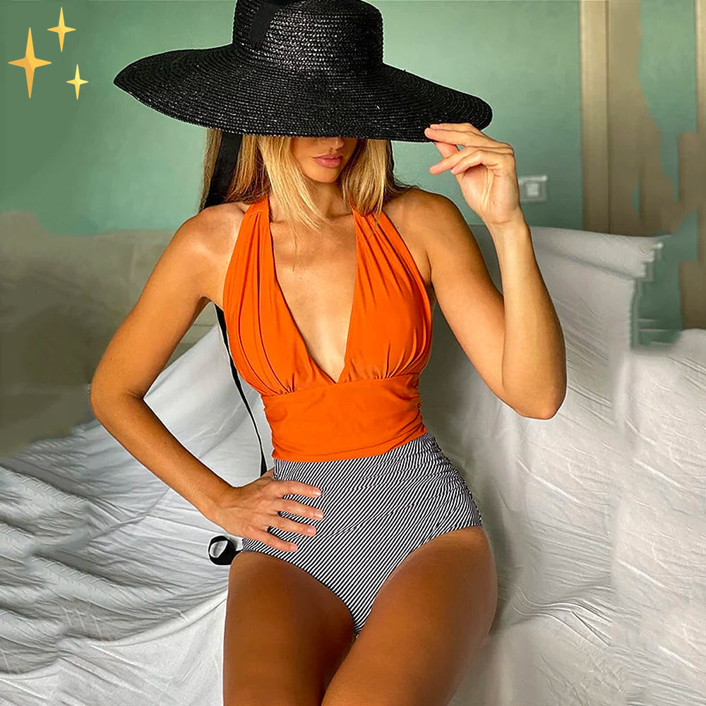 Orange & Striped